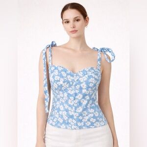 REFORMATION Jaxon Top - SOFIE PRINT